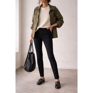 Vince Black Stretch Tailored Pull-On Trousers –‎ Size 4